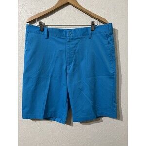 Adidas Men's Size 36 Chino Shorts Golf  Turquoise Blue